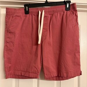 Men’s pink drawstring shorts size M
